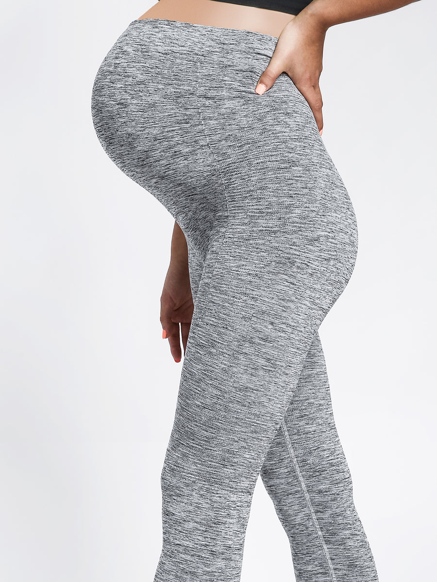 Mamalicious Fit Active Maternity Leggings Grey